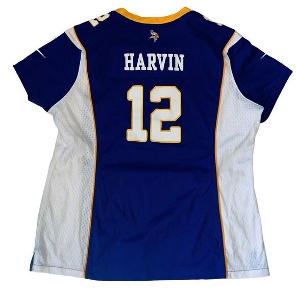 MINNESOTA VIKINGS Percy Harvin NFL Nike On-Field Jersey Size YOUTH BOYS XXL - Picture 2 of 3